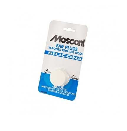 Tapones para los Oidos Silicona Swim Line Mosconi (4 u)