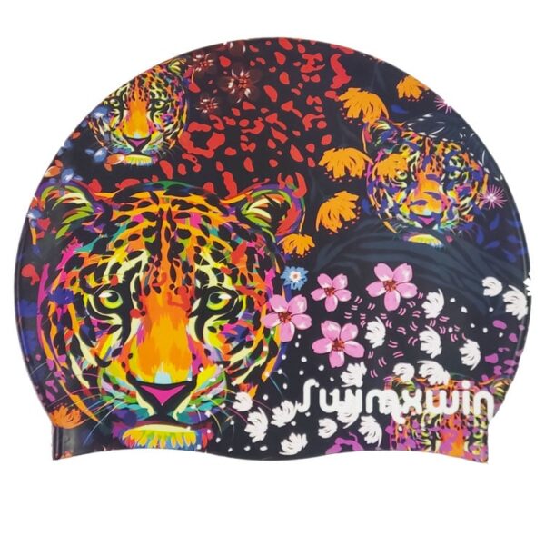 gorro estampado swim negro tigre